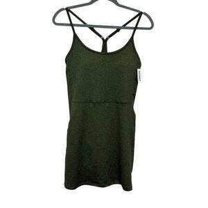 Old navy green athletic dress with shorts size medium